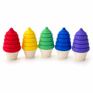 Ice cream pyramid 5 colors
